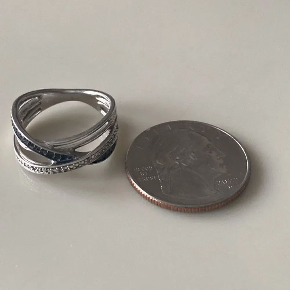 Sterling  silver ring - Picture 3 of 5